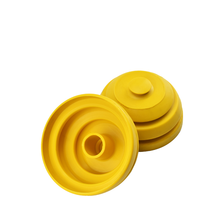 Silicone Telescopic Parts Custom Molded Rubber Parts Rubber Molding Manufacturer Yellow Silicone Rubber Hammer