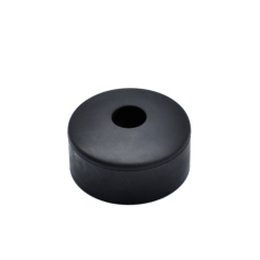 Black Round Rubber Feet Screw Hole Columnar Rubber Equipment Feet Bumpers Pads Shock-absorbing Silicone Foot Pad With Washer