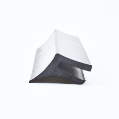 Rubber U-channel strips for the window. 