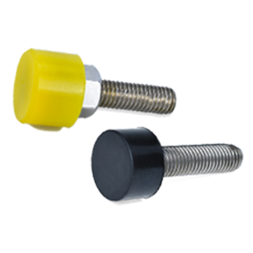 M4/M6/M8 Thread Rubber Mounts Neoprene Isolators Vibration Damping Feet Cylindrical Shock Absorber Rubber Vibration Isolator Mount with Studs