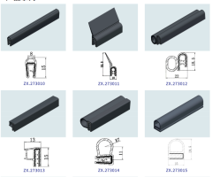 Automotive Rubber Seals Co-Extruded Car Window Weather Stripping Auto Rubber Door Seal Edge Trim Automotive Trims & Parts