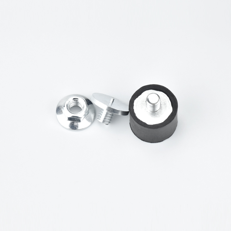 Custom Cylindrical Vibration Isolators Rubber Bobbins Shock Absorber Anti Vibration Mounts Rubber Buffer Damper