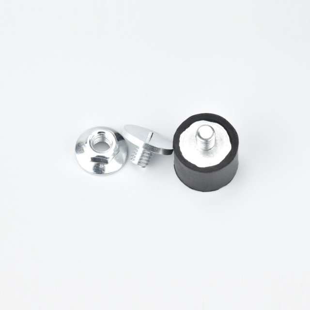 Custom Cylindrical Vibration Isolators Rubber Bobbins Shock Absorber Anti Vibration Mounts Rubber Buffer Damper