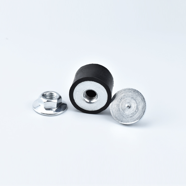 Custom Cylindrical Vibration Isolators Rubber Bobbins Shock Absorber Anti Vibration Mounts Rubber Buffer Damper