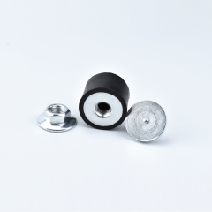 Custom Cylindrical Vibration Isolators Rubber Bobbins Shock Absorber Anti Vibration Mounts Rubber Buffer Damper