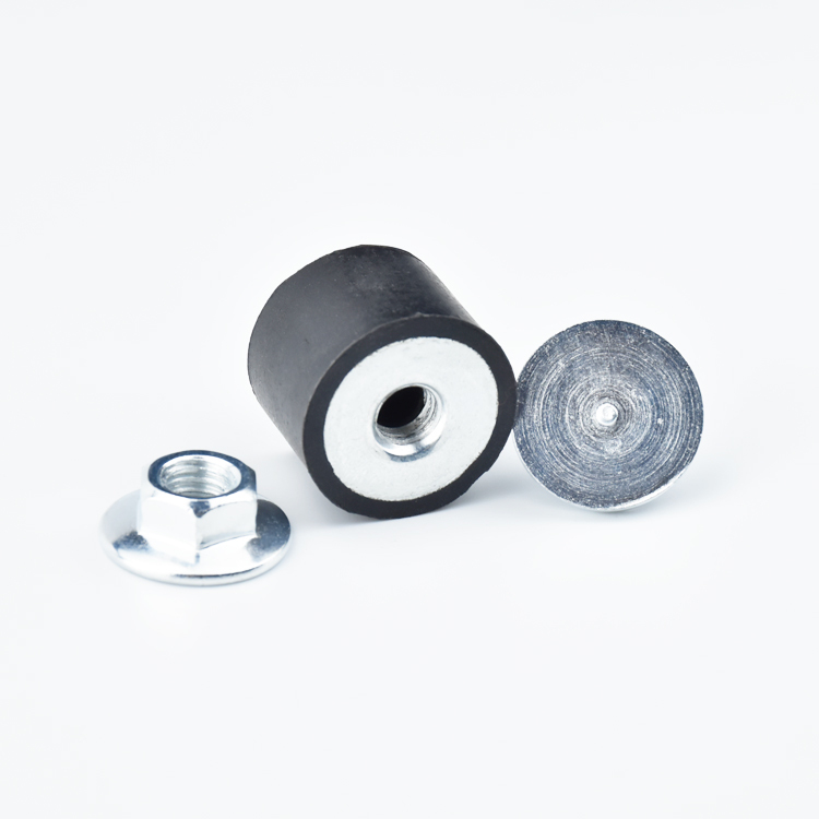 Custom Cylindrical Vibration Isolators Rubber Bobbins Shock Absorber Anti Vibration Mounts Rubber Buffer Damper