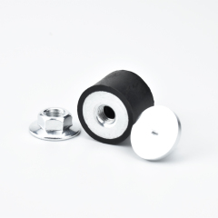 Custom Cylindrical Vibration Isolators Rubber Bobbins Shock Absorber Anti Vibration Mounts Rubber Buffer Damper