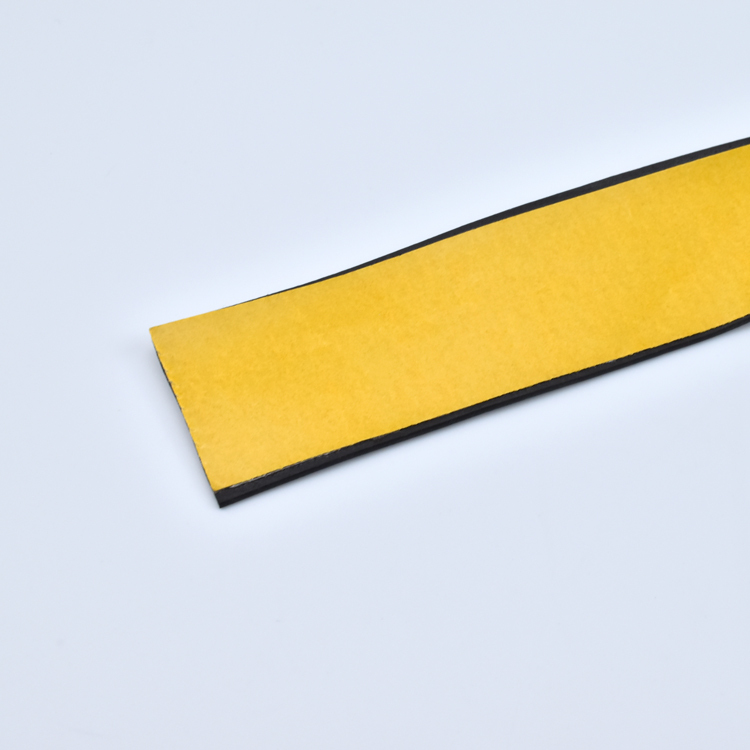 Sdhesive Backed Flat Self Adhesive Foam Neoprene Tape Strips For Doors