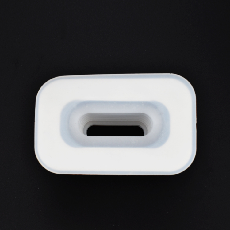 Custom Flexible Rectangular Silicone Rubber Bellows Protective Covers With 3M Adhesive Backing For Car Toy