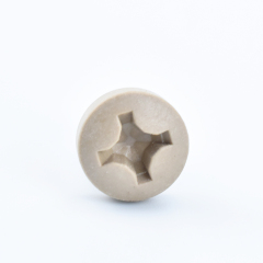 Custom Plastic Screws M8 x 16 Cross Recessed Cylinder Head Machine Screws Plastic Fasteners Peek Screws