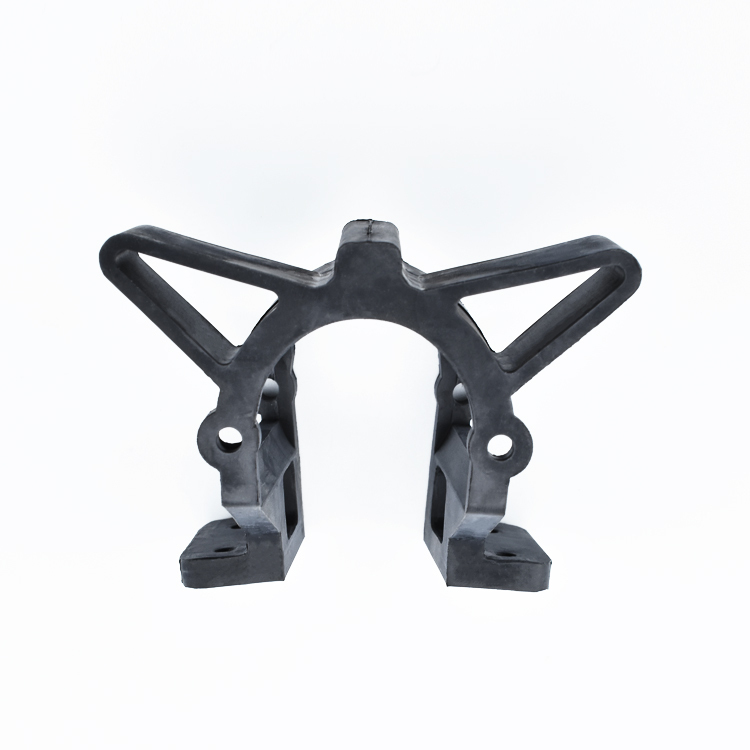 Custom Black EPDM Rubber Holder Damping Shock Absorption Pump Holder For Industrial Machinery