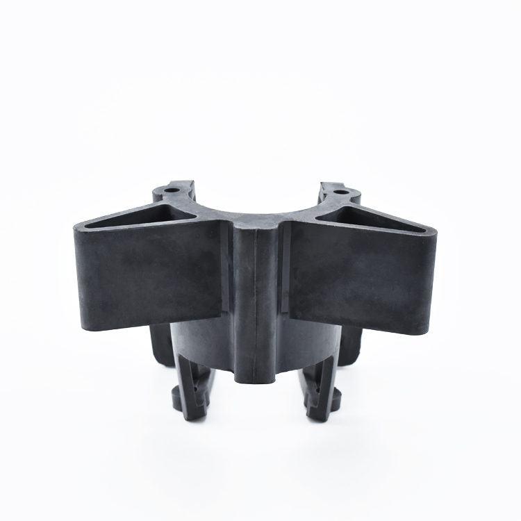 Custom Black EPDM Rubber Holder Damping Shock Absorption Pump Holder For Industrial Machinery