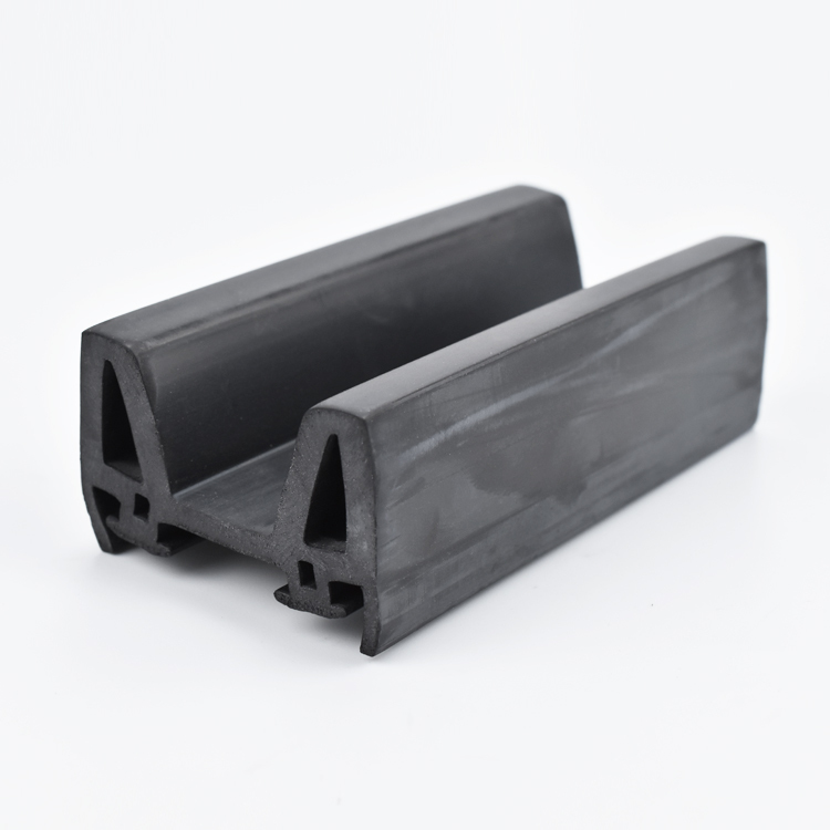 EPDM Rubber Extrusion H Profile Weather Stripping For Rail vehicle
