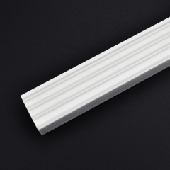 White Square PVC Plastic Pipe Soft and Rigid Co-Extrusion Ribbed Square Profile PVC Seal Strips For Glass Door Window