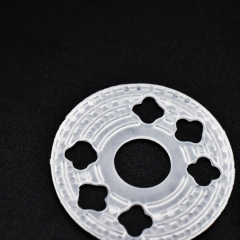 Custom Molded Small White Food Grade Silicone Gaskets Rubber Seals for Rodent Injection Ports