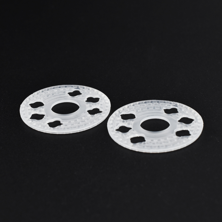 Custom Molded Small White Food Grade Silicone Gaskets Rubber Seals for Rodent Injection Ports