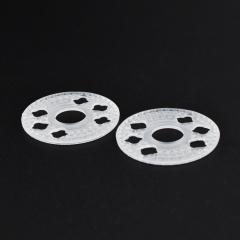 Custom Molded Small White Food Grade Silicone Gaskets Rubber Seals for Rodent Injection Ports