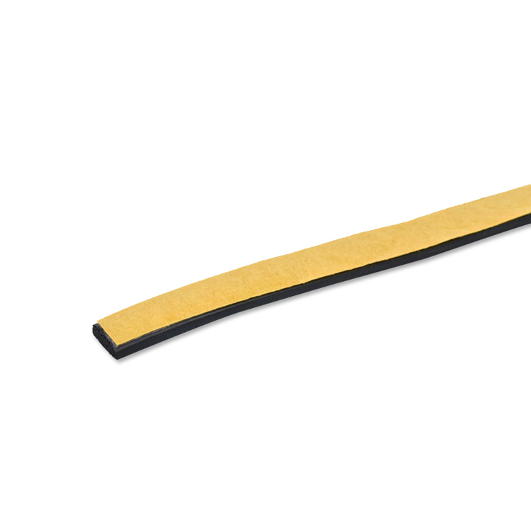 Self-Adhesive Door Seal Strip Neoprene Sealing Foam Tape Weather Stripping for Doors and Windows, Noise Reduction Sound Proof Soundproofing Door Seal