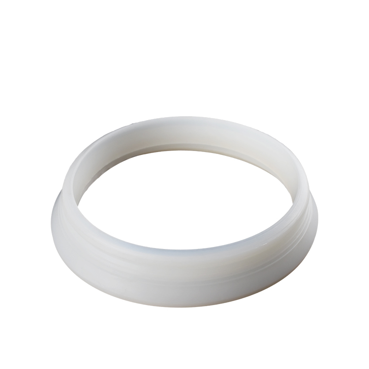 Custom Molded Round White Silicone Rubber Washers Soft High-Temperature Rubber Washers Gasket