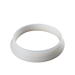 Custom Molded Round White Silicone Rubber Washers Soft High-Temperature Rubber Washers Gasket