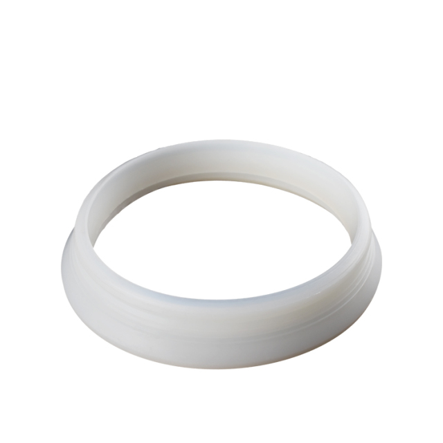 Custom Molded Round White Silicone Rubber Washers Soft High-Temperature Rubber Washers Gasket