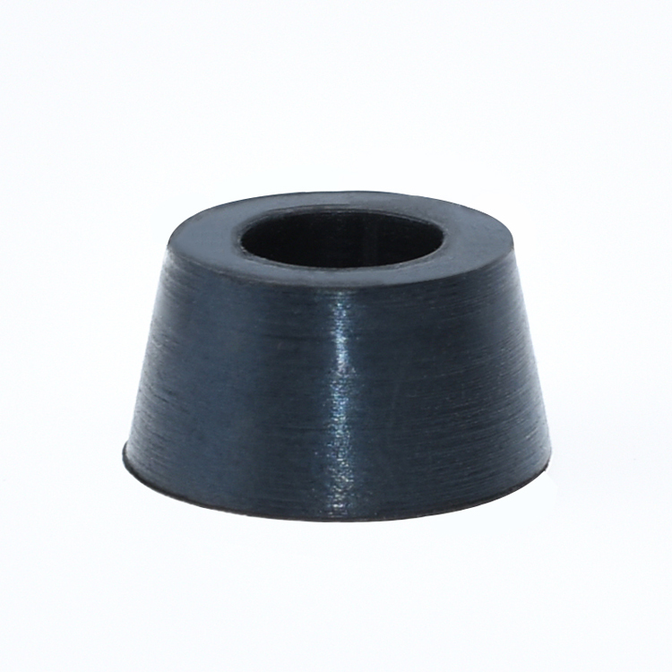Customize Black Rubber Feet with Screws Rubber Speaker Feet without Washer RoHs Protection Anti-vibration Generator Rubber Feet
