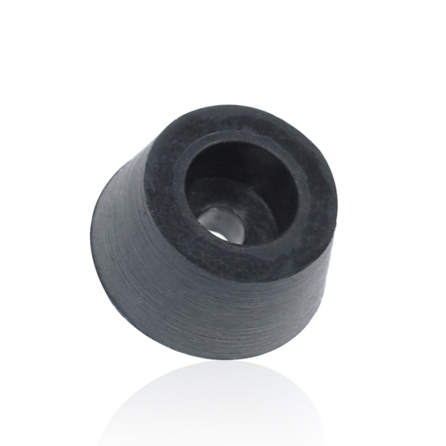 Customize Black Rubber Feet with Screws Rubber Speaker Feet without Washer RoHs Protection Anti-vibration Generator Rubber Feet