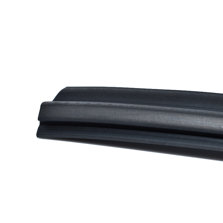 Custom Flame Retardant Door Bottom Strips T Shaped Weather Stripping EPDM Rubber Door Seal Strips for Subway Station Safety（L=1250)）