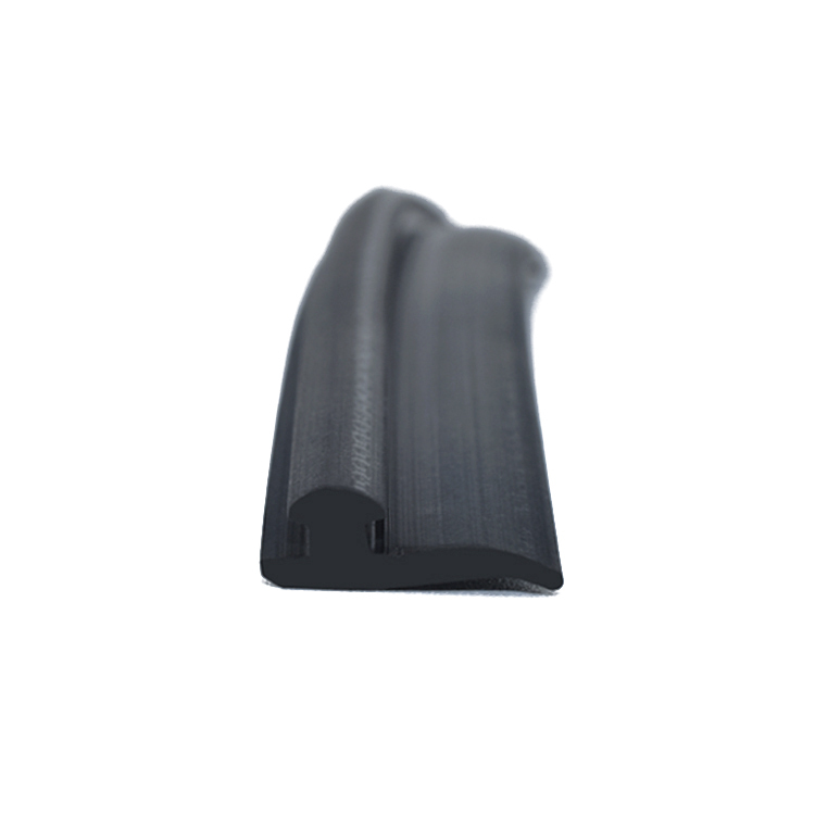 Custom Flame Retardant Door Bottom Strips T Shaped Weather Stripping EPDM Rubber Door Seal Strips for Subway Station Safety（L=1250)）