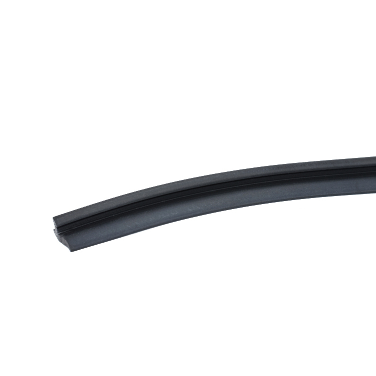 Custom Flame Retardant Door Bottom Strips T Shaped Weather Stripping EPDM Rubber Door Seal Strips for Subway Station Safety（L=1250)）