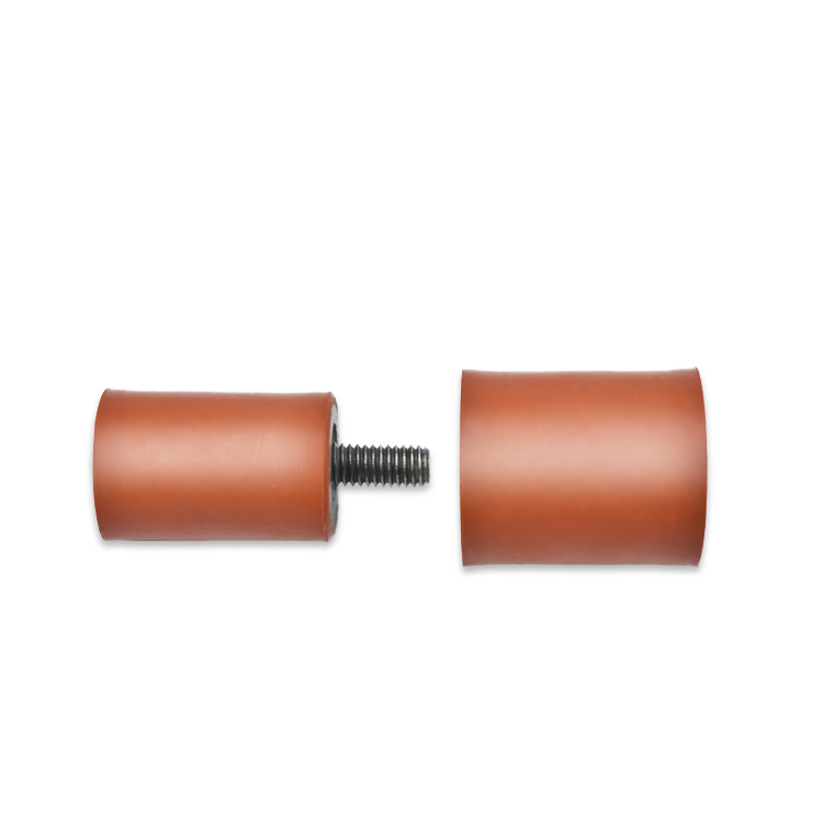 Custom Round Natural Rubber Bumper Any Size Color Threaded Stud Bumpers Threaded Hole Bumpers Set