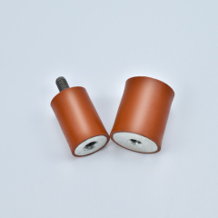 Custom Round Natural Rubber Bumper Any Size Color Threaded Stud Bumpers Threaded Hole Bumpers Set