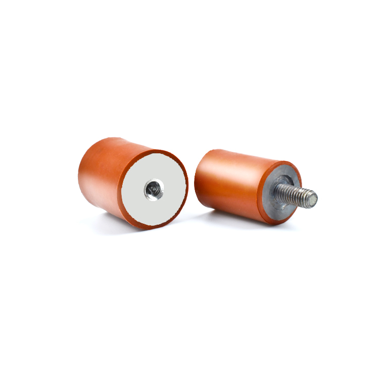 Custom Round Natural Rubber Bumper Any Size Color Threaded Stud Bumpers Threaded Hole Bumpers Set