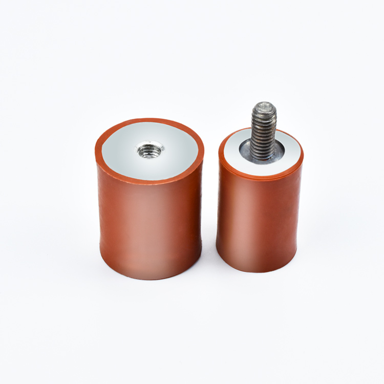 Custom Round Natural Rubber Bumper Any Size Color Threaded Stud Bumpers Threaded Hole Bumpers Set