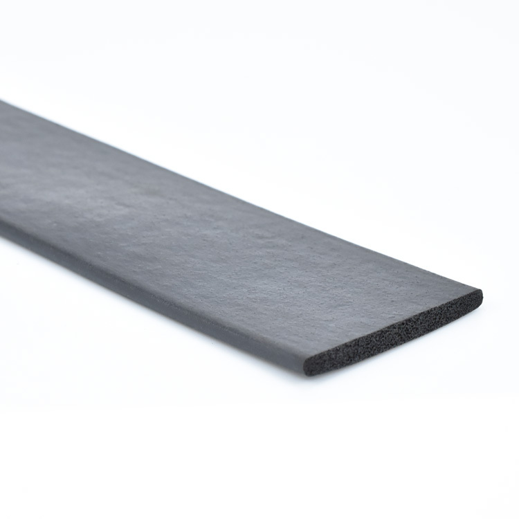 Factory Direct Black Flat Rubber Seal Strip EPDM Sponge Rubber Strip Closed Cell Foam Rubber Sealing Strip For Door And Window