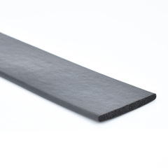 Factory Direct Black Flat Rubber Seal Strip EPDM Sponge Rubber Strip Closed Cell Foam Rubber Sealing Strip For Door And Window