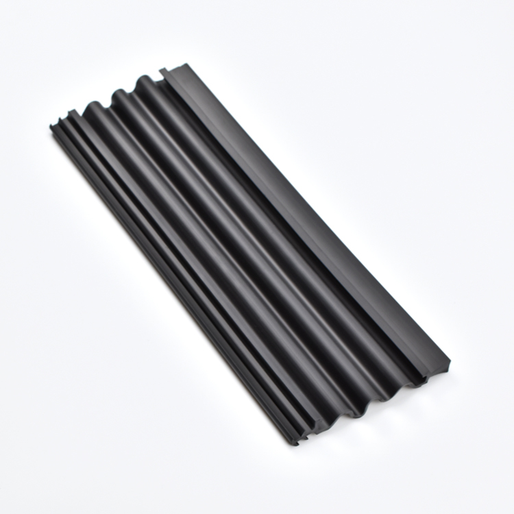 Custom Corrugated Rubber Roofing Sheets Telescopic Silicone Rubber Strips