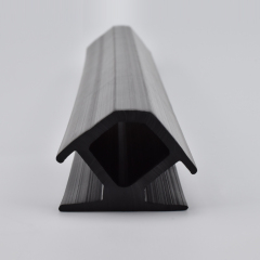Custom Rubber Extrusion Profile 40 60 90 Degree Corner Connection Anti-collision Rubber Protection Strips