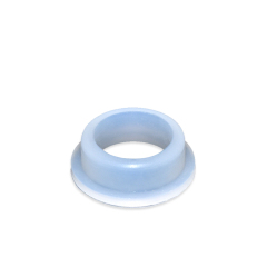 Custom Size Clear Rubber Shoulder Washer Rubber Flange Washer Grommet Silicone Rubber Washer