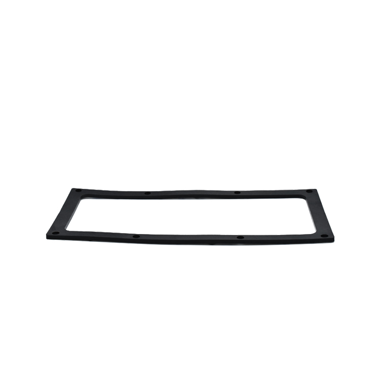 Custom-made Molded Rubber Gasket With One Side Adhesive 3M Tape Flat Rectangle Flange Rubber Gasket For Motor