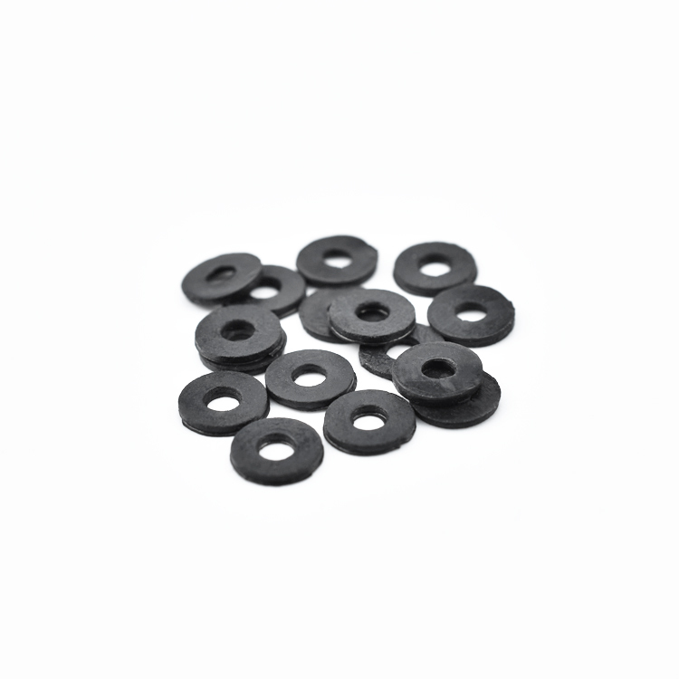 Custom Size Black Rubber Washer Seal Neoprene Flat Rubber Washers Round Rubber Washers Custom CR Rubber Parts Manufacturer