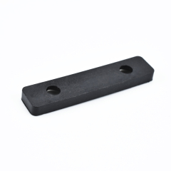 Customizable Solid Rectangular Buffer Vibration Isolation Rubber Door Stops Buffer With Mounting Holes