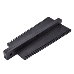 Anti-pinch Baffle Door Edge Protectors EPDM Rubber Guards with Metal for Platform Doors