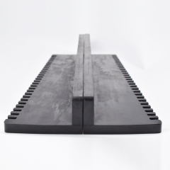 Anti-pinch Baffle Door Edge Protectors EPDM Rubber Guards with Metal for Platform Doors