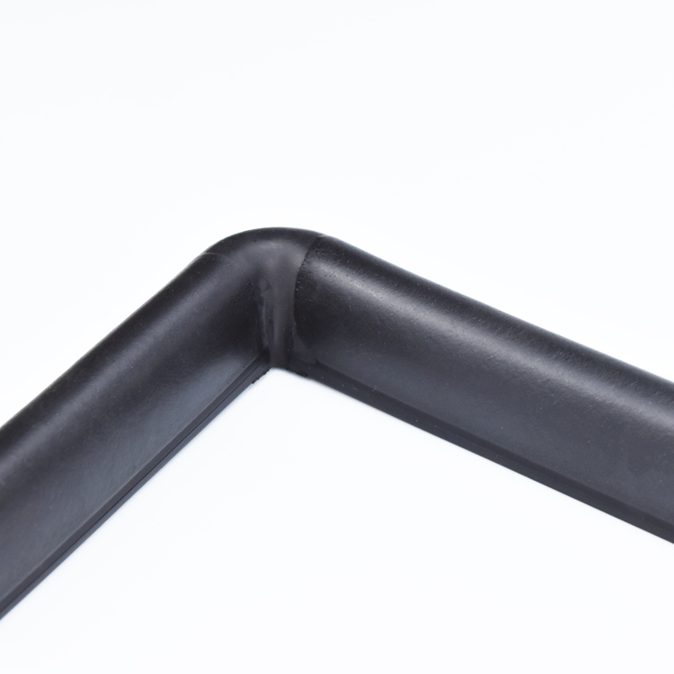 Black Rectangle Rubber Gasket Composite Extruded Dense Sponge EPDM Sealing Strip with Joint For LCP