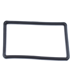 Black Rectangle Rubber Gasket Composite Extruded Dense Sponge EPDM Sealing Strip with Joint For LCP