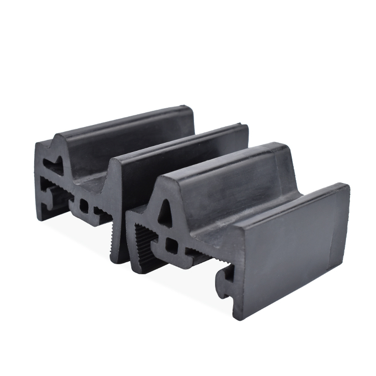 Pair Of High Quality Solid Sliding Door Seal Profile Snap-in Door Sealing Strips for Subway Platform Doors