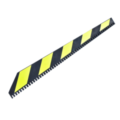 Duarble Reflective Anti-pinch Baffle Rubber Corner Safety Guard Anti Pinch Rail Rubber Edge Protection Use For Platform Door to Keep Passengers Safe