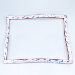 Customized Silicone Rubber Gaskets Extruded High-Temperature Flat Rectangular Gasket 3M Adhesive Backing Silicone Sponge Gasket Seal