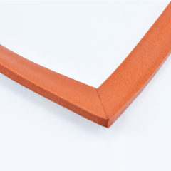 Customized Silicone Rubber Gaskets Extruded High-Temperature Flat Rectangular Gasket 3M Adhesive Backing Silicone Sponge Gasket Seal